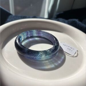 Multicolor Fluorite Bangle